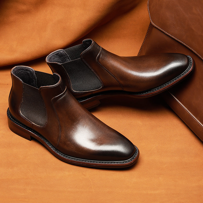 Men's New Formal Business Cowhide Dress Shoes