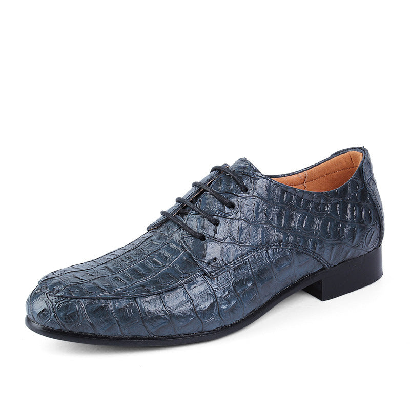 Autumn Men's Dress Shoes with Octopus Pattern