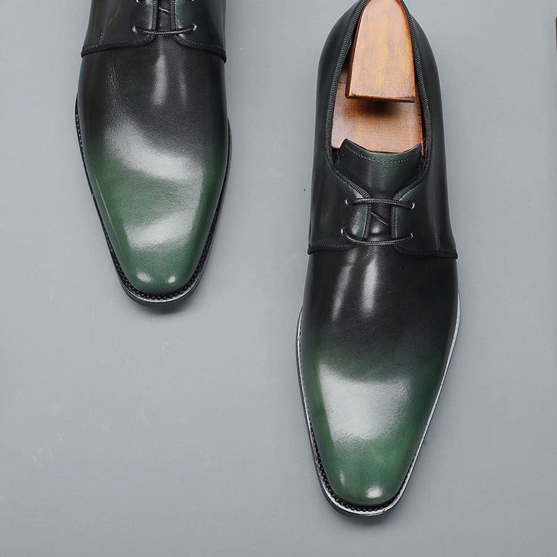 Men's Plus Size Derby Leather Dress Shoes