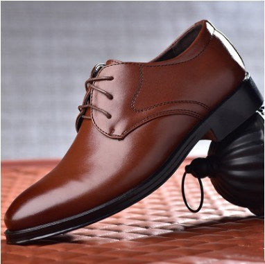 Men's Black Pointed Toe Dress Shoes