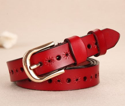 Ladies' Hollow Leather Belt