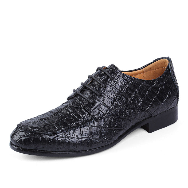 Autumn Men's Dress Shoes with Octopus Pattern