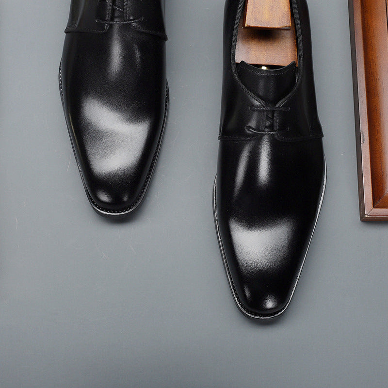 Men's Plus Size Derby Leather Dress Shoes