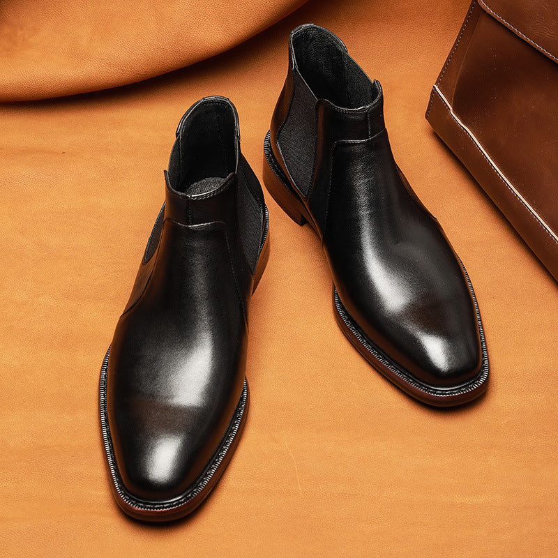 Men's New Formal Business Cowhide Dress Shoes